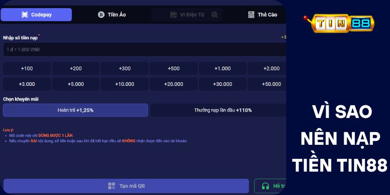 Vì Sao Nạp Tiền Tin88 Được Người Chơi Tin Tưởng